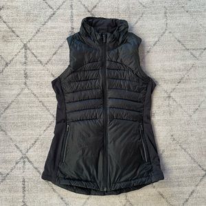 Lululemon Down Vest size 8 black